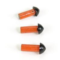 11mm Orange Mushroom Inserts (box-15) (12-214)