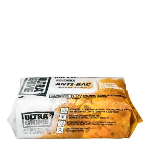 Ultragrime Pro Anti-Bac Clothwipes (pack-100)